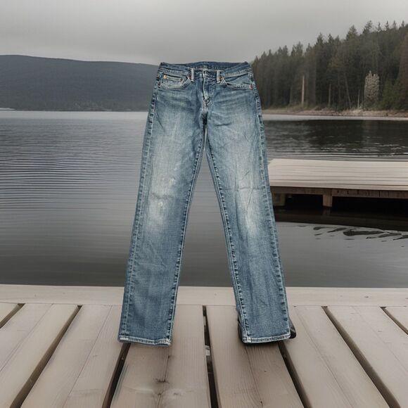 Levis 511 Slim Fit Tapered Jeans Mens 29x32 Measures 28x31 Blue Stretch Denim - Picture 1 of 12